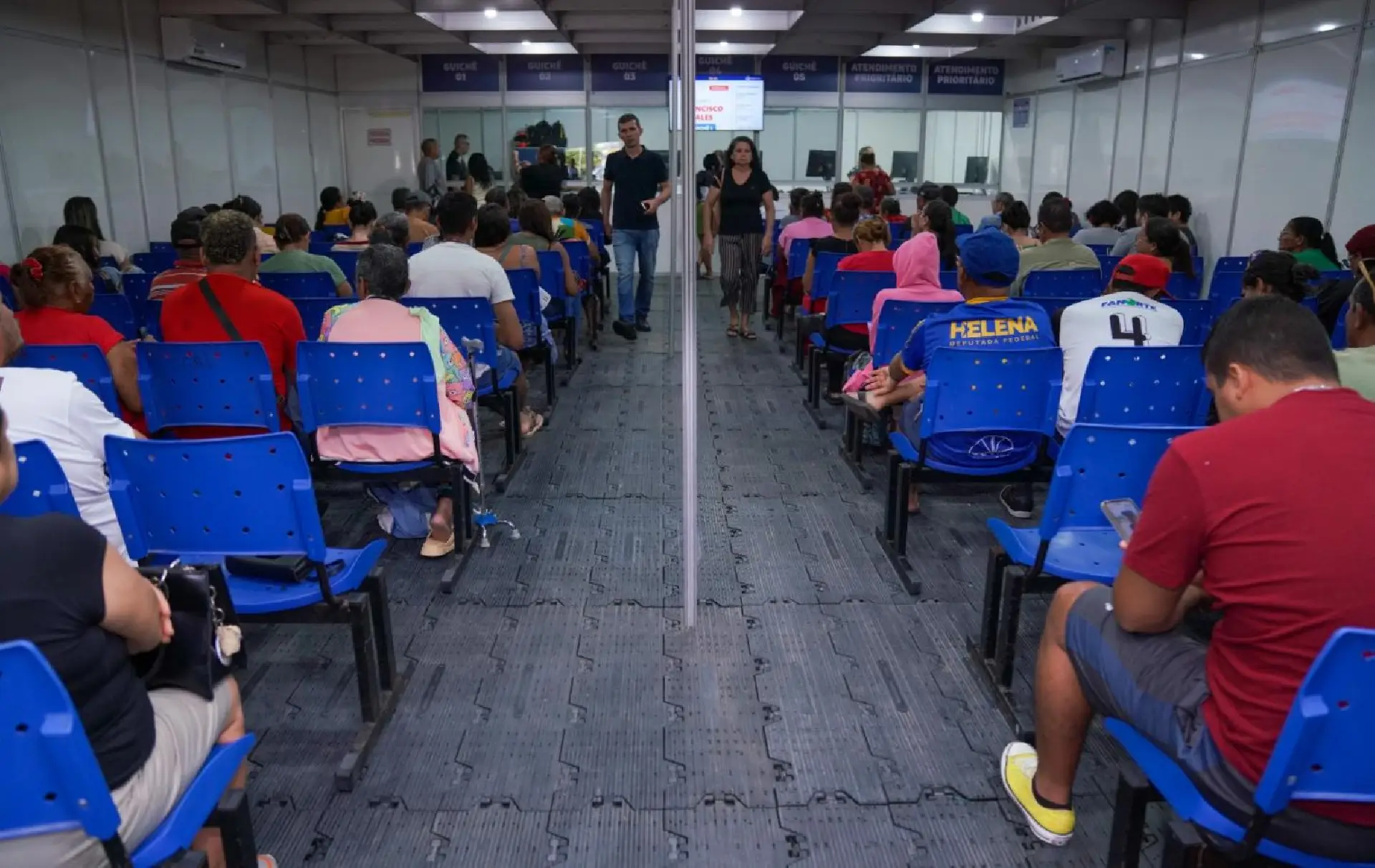 Policlínica Coronel Mota inaugura nova sala de recepção para agilizar atendimento de pacientes