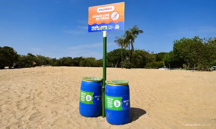 Prefeitura de Boa Vista lança campanha para manter praias limpas durante estiagem
