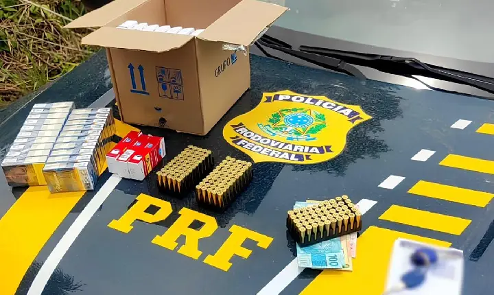 PRF apreende iPhones, munições, cigarros e medicamentos em ações nas rodovias de Roraima