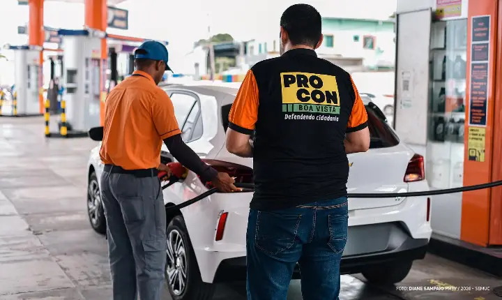 Procon Boa Vista fiscaliza aumento no preço dos combustíveis