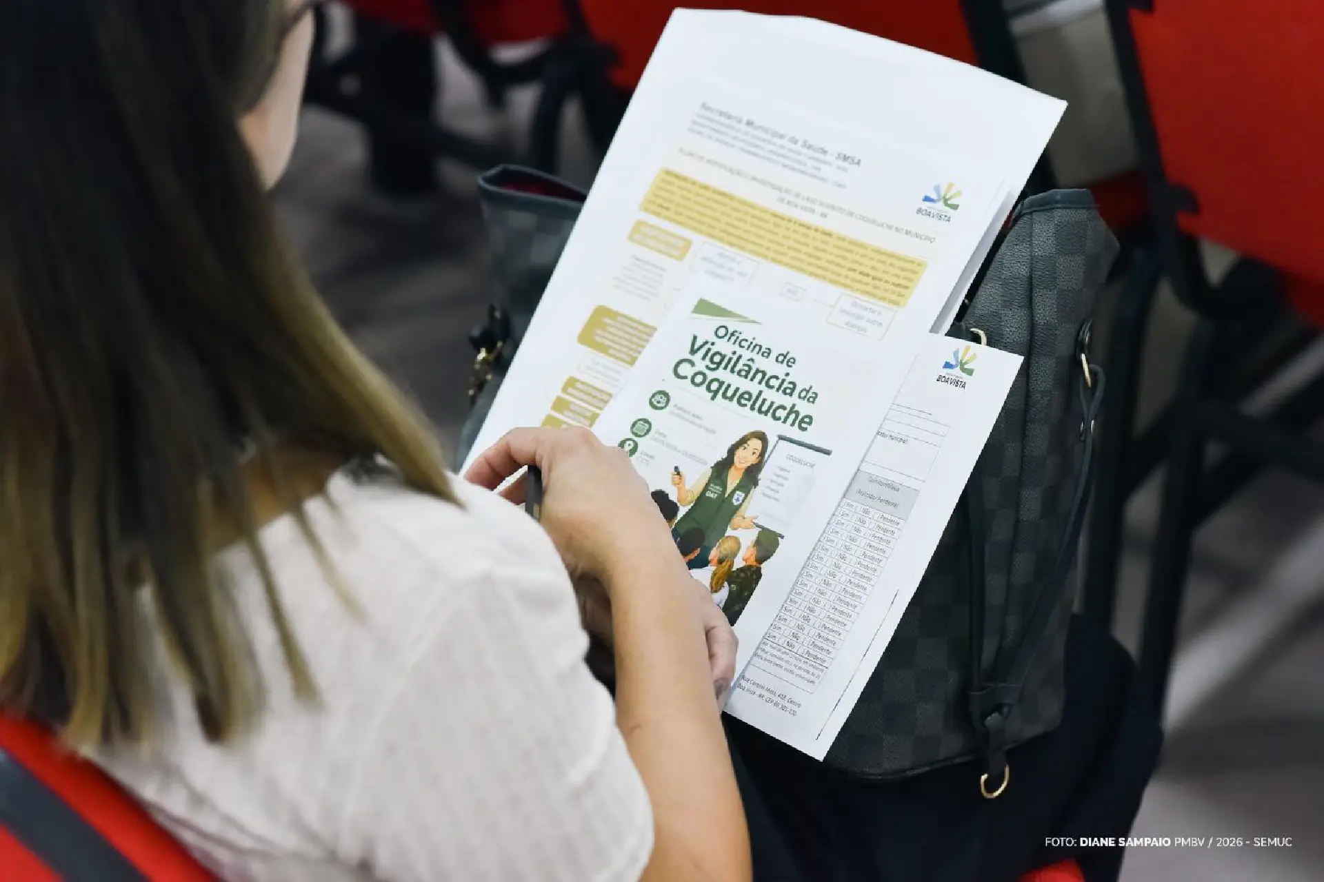 Profissionais da saúde participam de oficina sobre coqueluche em Boa Vista
