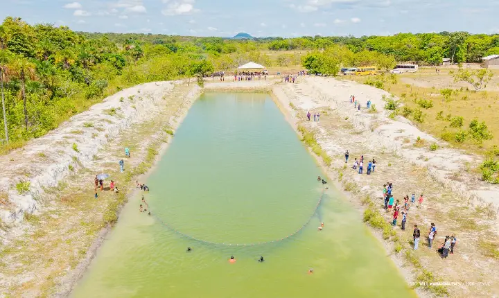 Projeto de piscicultura produz mais de duas toneladas de peixe em comunidade indígena de Boa Vista