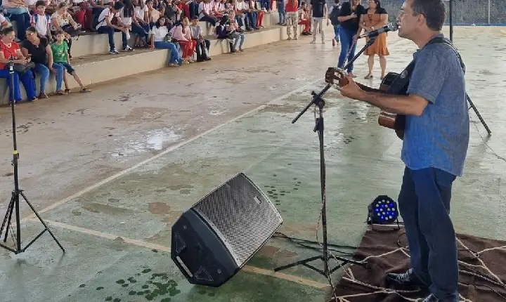 Projeto Recreio Musical 2026 leva cultura roraimense a alunos da Escola Voltaire Pinto Ribeiro