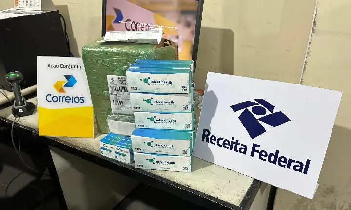 Receita Federal apreende R$ 300 mil em medicamentos semelhantes ao Monjaro em Boa Vista