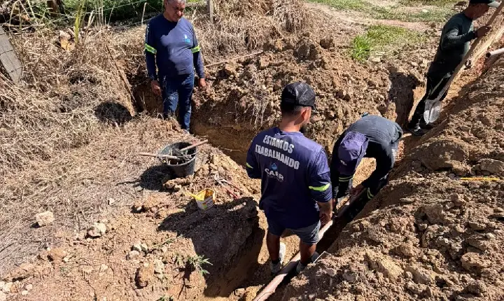 Rede de abastecimento é ampliada e leva água potável a mais de 130 famílias