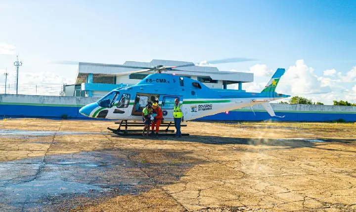 Remoção aeromédica garante transferência de duas crianças indígenas em Uiramutã