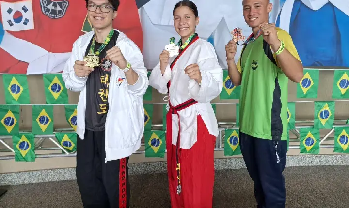 Roraimenses conquistam prata e bronze em competições de taekwondo