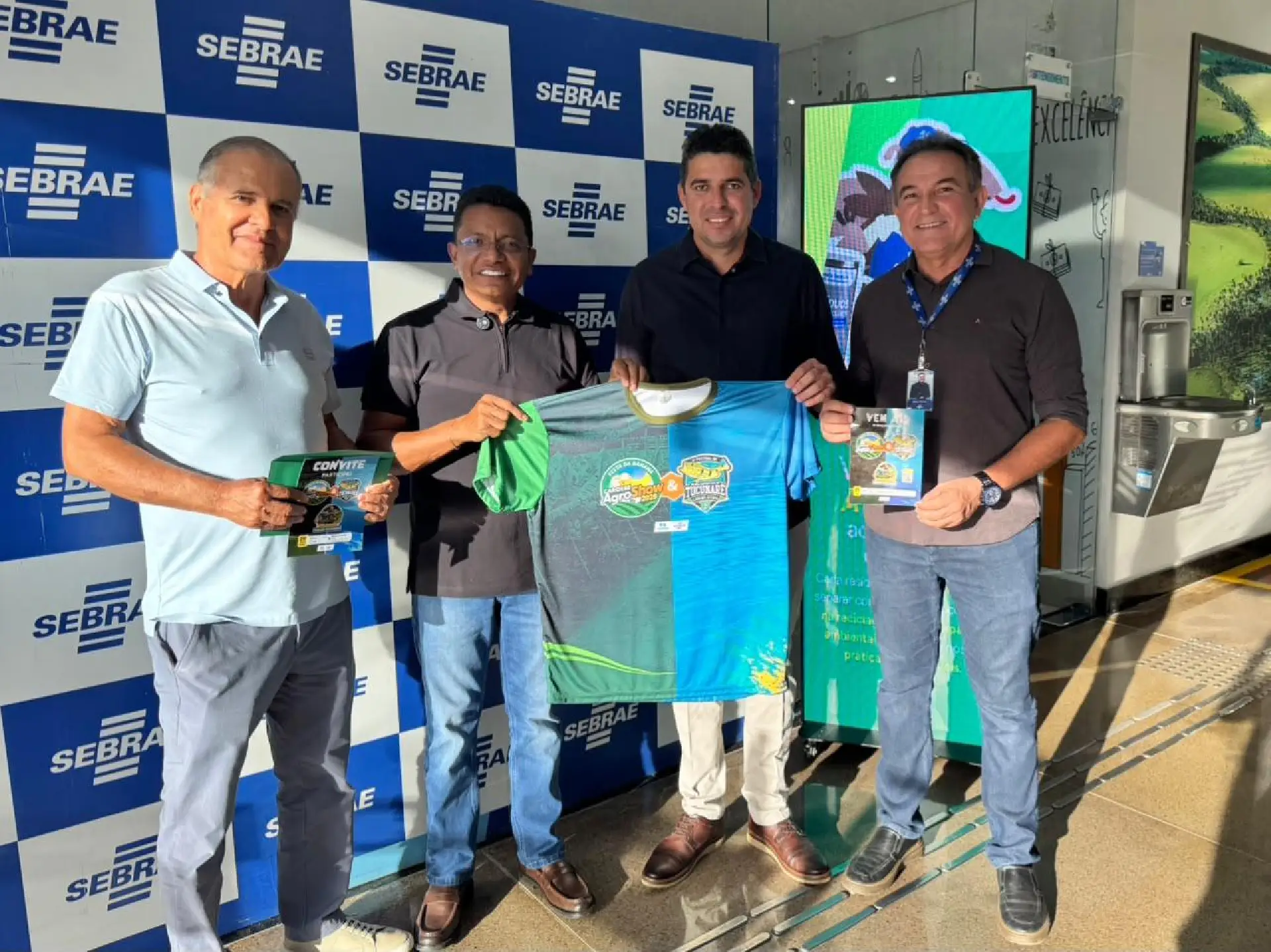 Sebrae e Prefeitura de Caroebe apresentam programação da Agro Show e do 4º Festival da Pesca a autoridades de Roraima  Lançamento oficial dos eventos