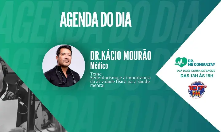 Sedentarismo e a importância da atividade física para saúde mental - DR KÁCIO MOURÃO