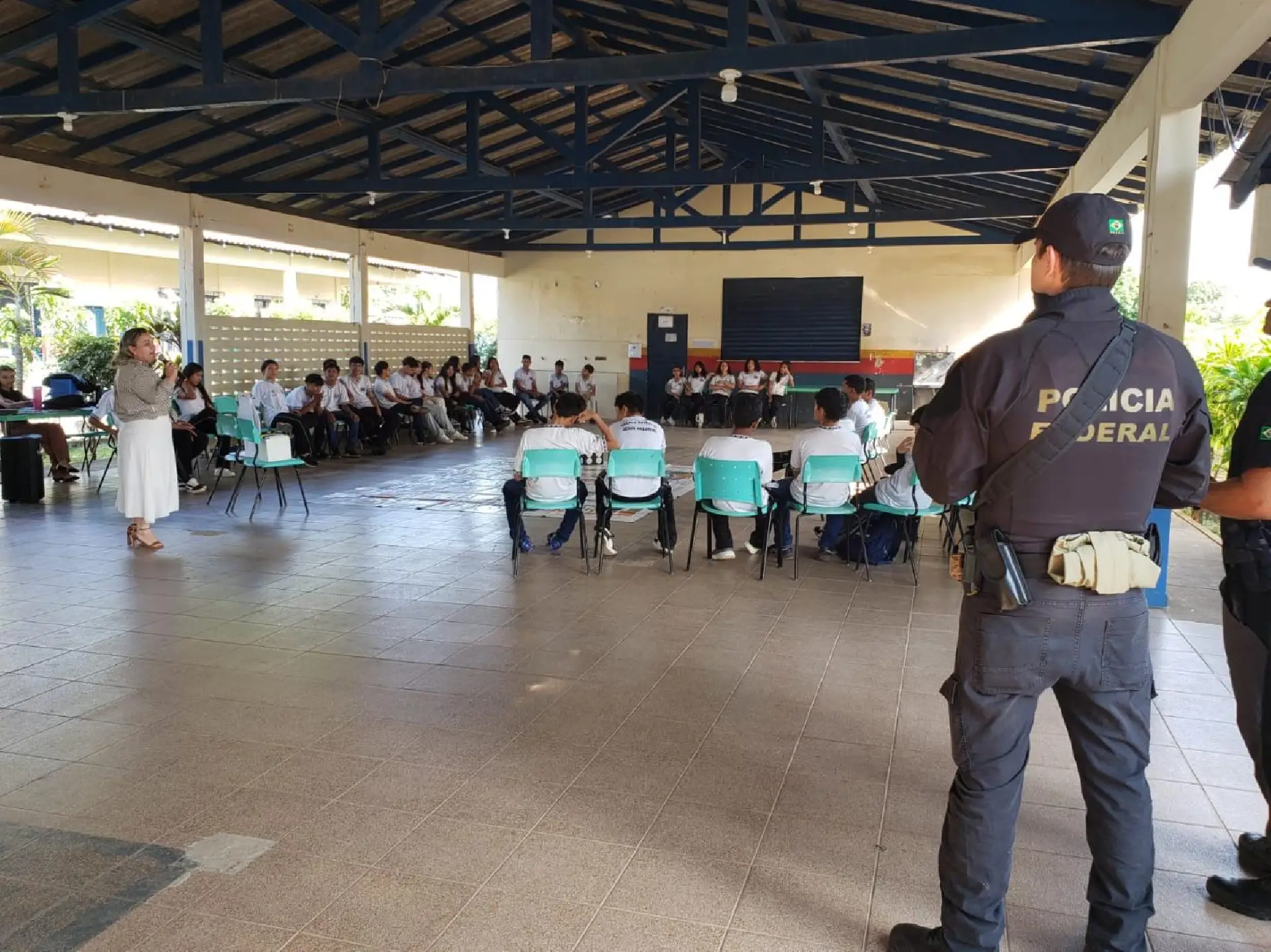Seed promove ação de prevenção e cultura de paz em escola estadual