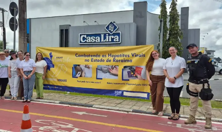 Sesau promove ação de conscientização sobre hepatites virais em Boa Vista