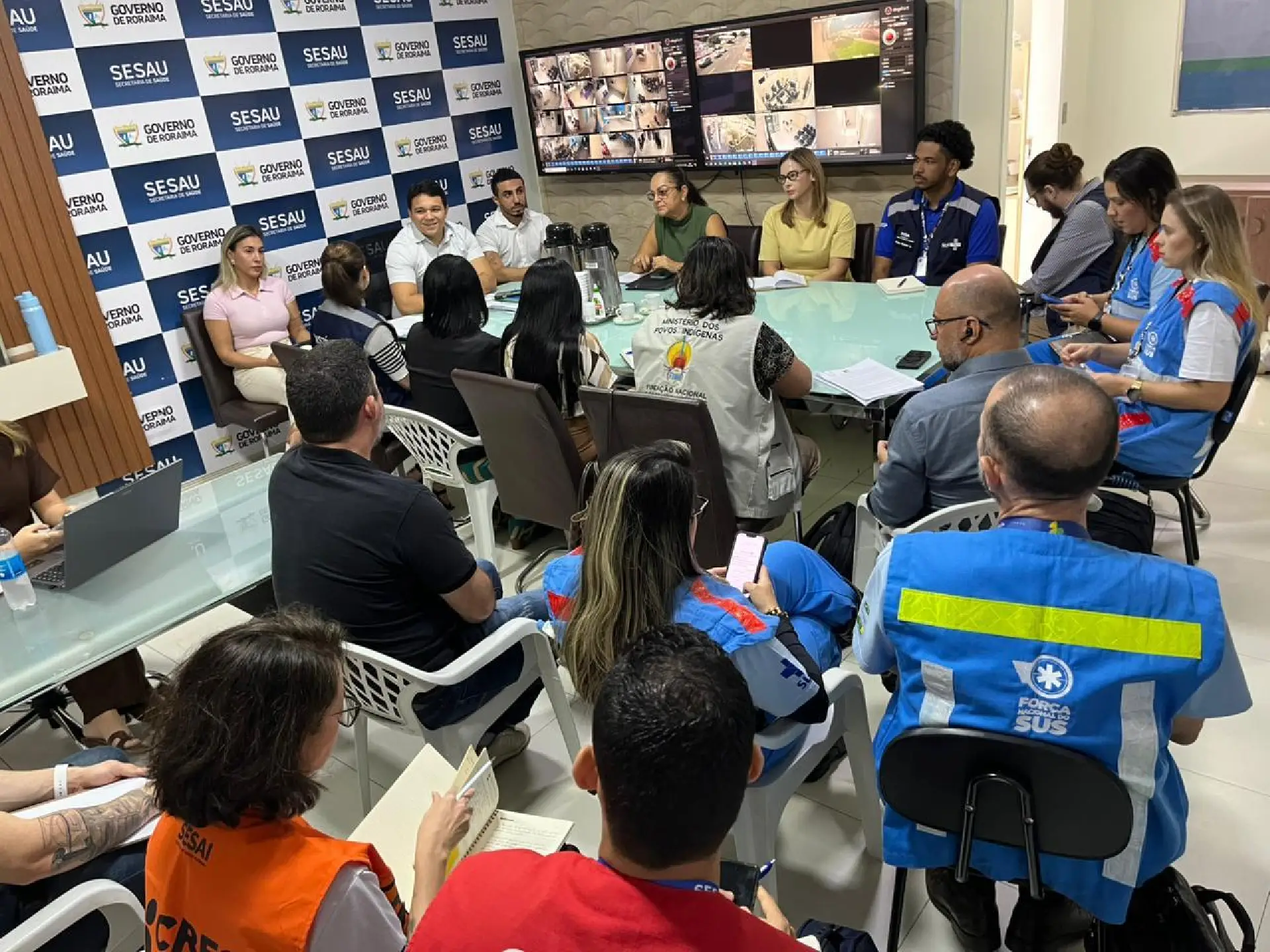 Sesau reforça preparação para o período chuvoso com reunião de alinhamento entre órgãos estaduais e federais