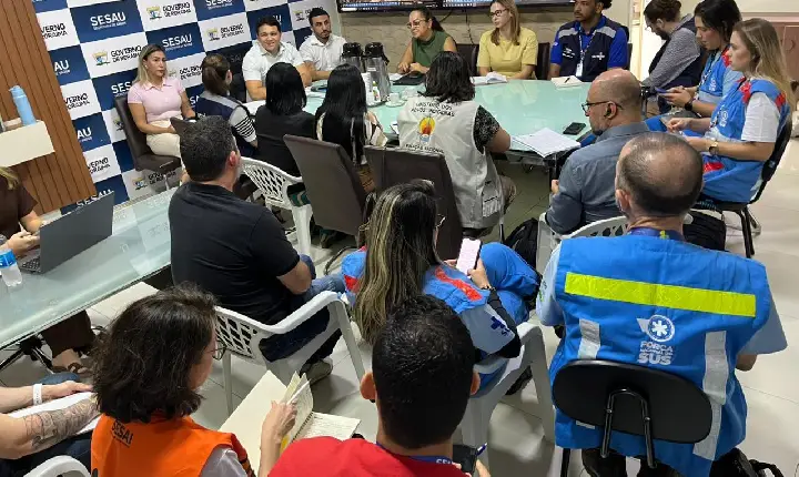 Sesau reforça preparação para o período chuvoso com reunião de alinhamento entre órgãos estaduais e federais