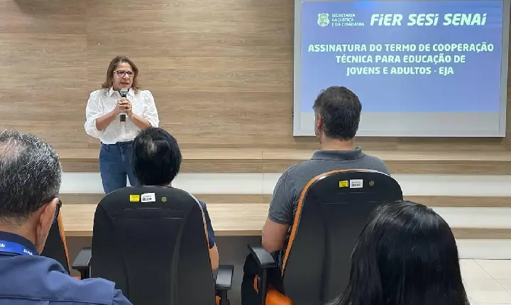 SESI-RR e SEJUC firmam parceria para educação no sistema prisional