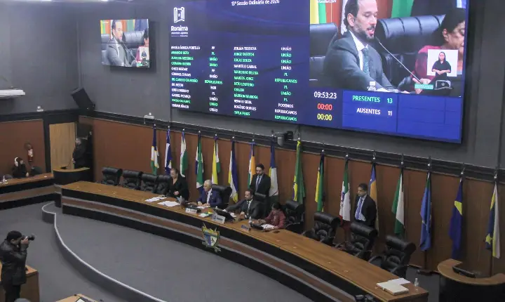 Sessões da ALERR serão retomadas na próxima terça-feira (4)