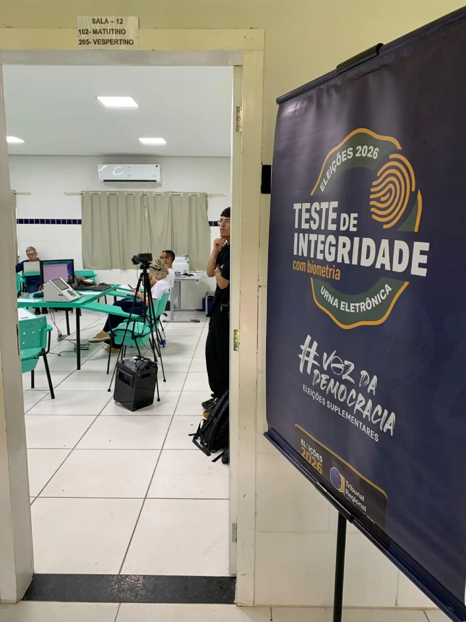 Teste de integridade reforça segurança das urnas durante a Eleição Suplementar em Roraima