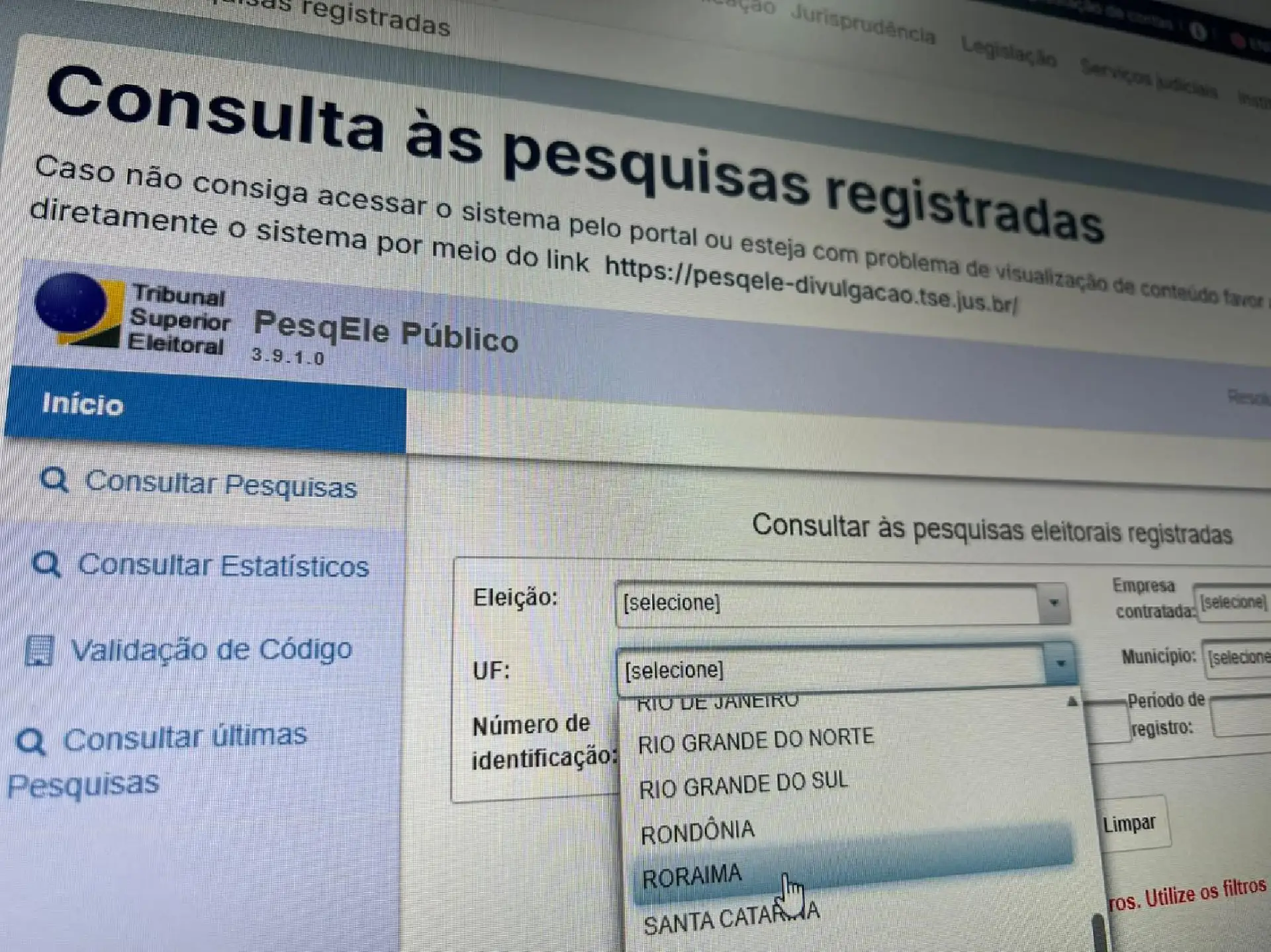 TRE-RR mantém condenação por divulgação de pesquisa eleitoral sem registro nas redes sociais