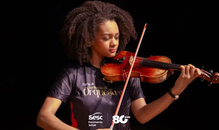 Violinista roraimense do Sesc RR é selecionada para representar o Brasil em orquestra internacional na Colômbia