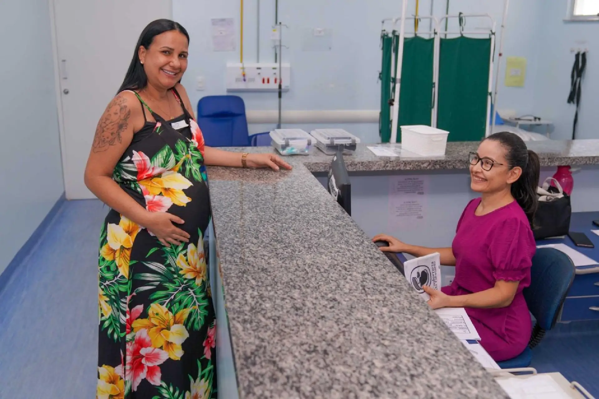 Visita de vinculação no Hospital Materno Infantil ajuda gestantes a conhecer o local do parto