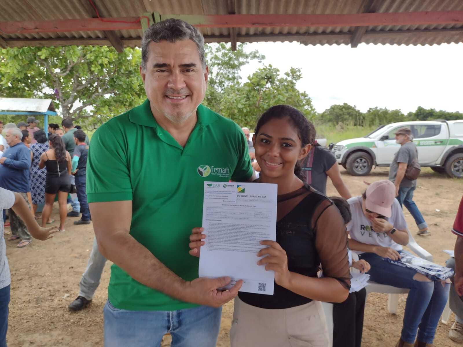 Femarh entrega 117 Cadastros Ambientais Rurais no Passarão