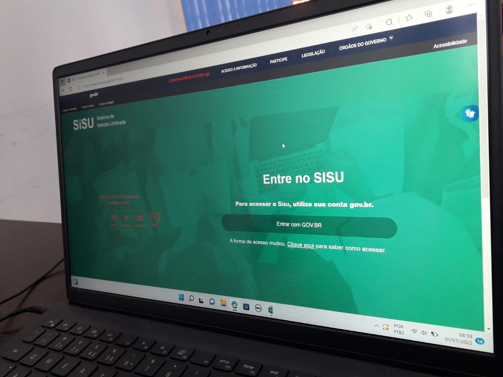 Inscrições para o 2º processo seletivo de 2022 do Sisu terminam hoje