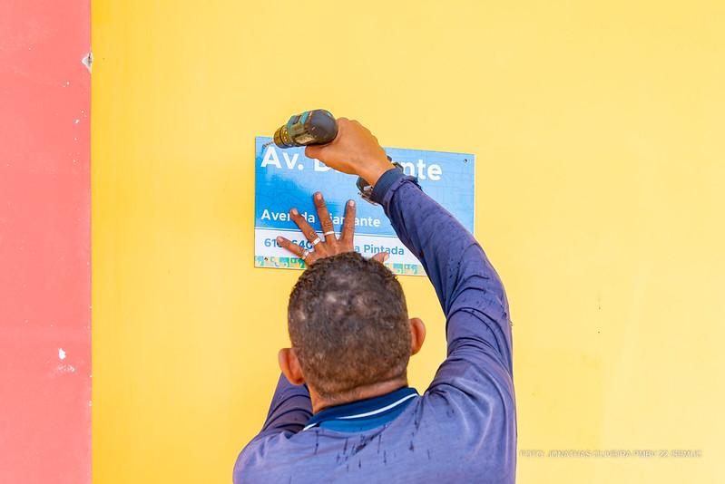 Pedra Pintada: Ruas e Avenidas recebem placas de identificação e de logradouros