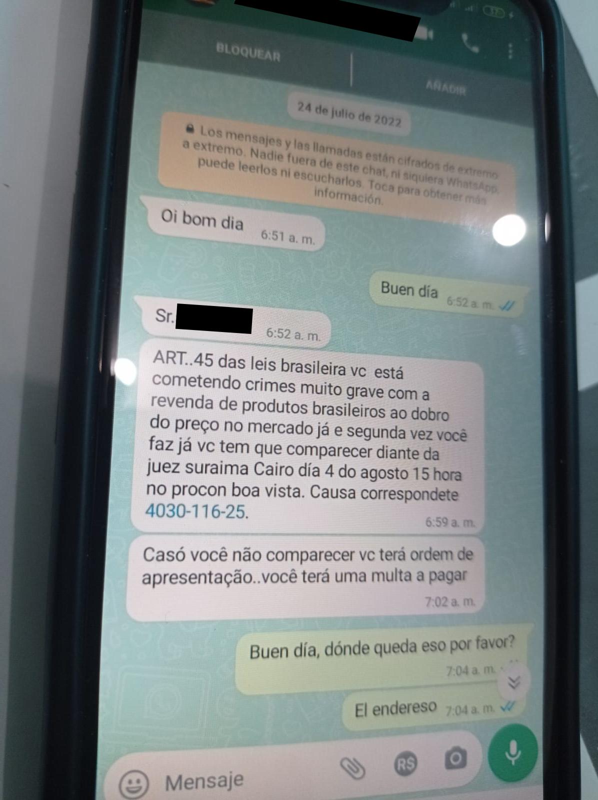 Alerta de Golpe: Procon Boa Vista não faz atendimento ou convocações por meio de WhatsApp