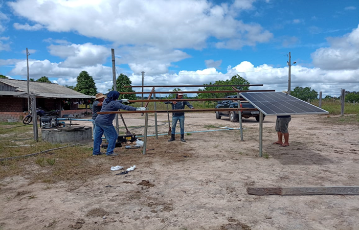 Captação de água para irrigação a base de energia solar é implementado na Comunidade Indígena Truaru da Cabeceira