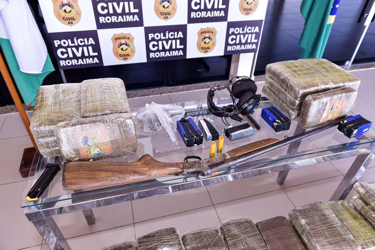Material apresentado durante a coletiva