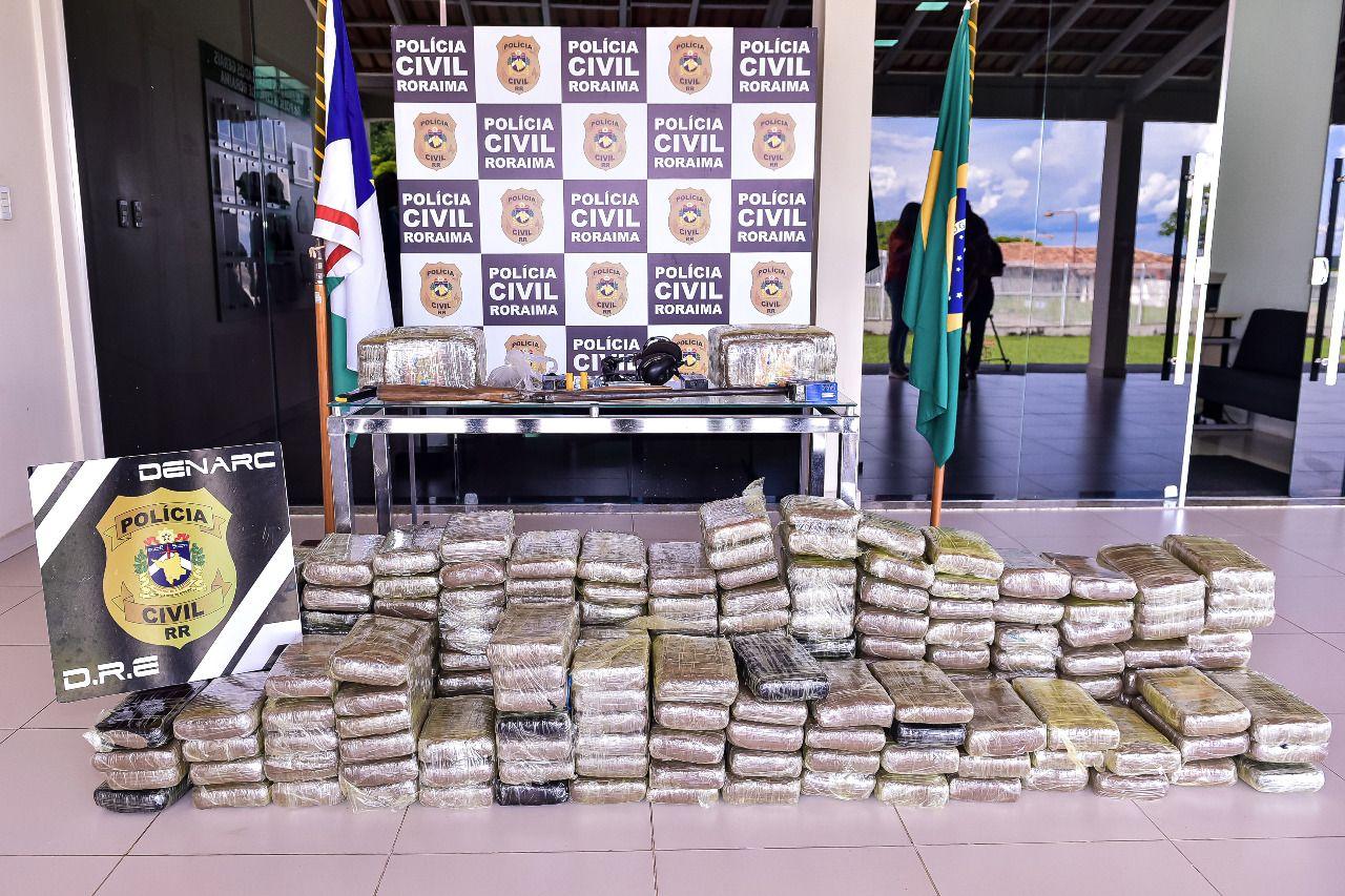 Polícia Civil apreende 234 quilos de super maconha