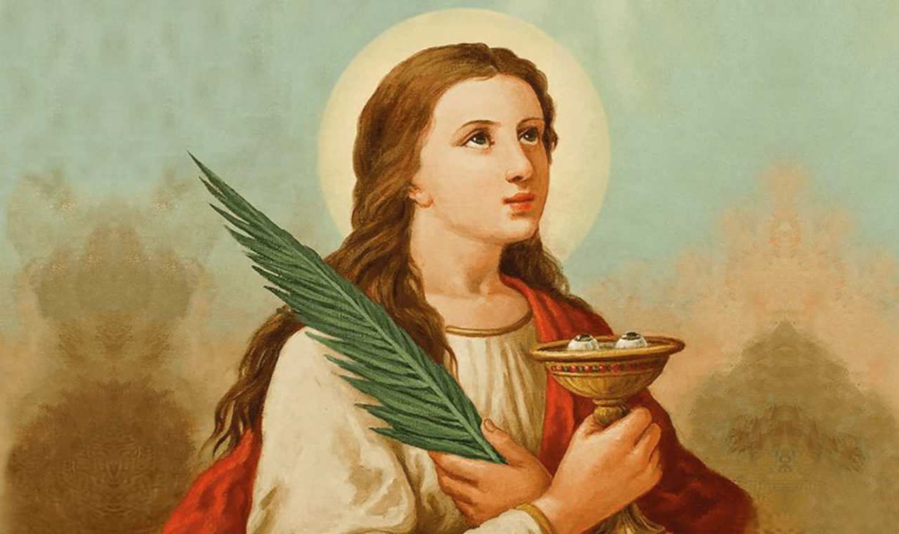 Santa Luzia é celebrada nesta terça-feira com missa campal