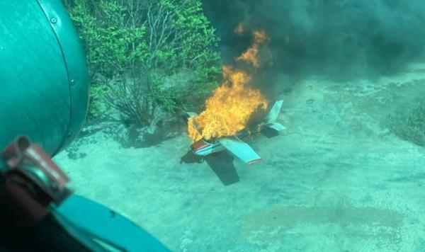 Mais um avião é destruído após fim dos corredores aéreos nas Terras Yanomami