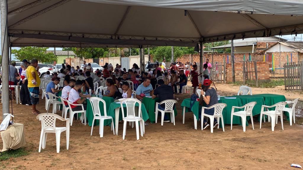 Profissionais da Saúde promovem gratuitamente cerca de 300 atendimentos em bairro sem UBS