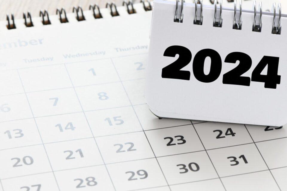 VEJA A LISTA DE FERIADOS NACIONAIS E PONTOS FACULTATIVOS EM 2024