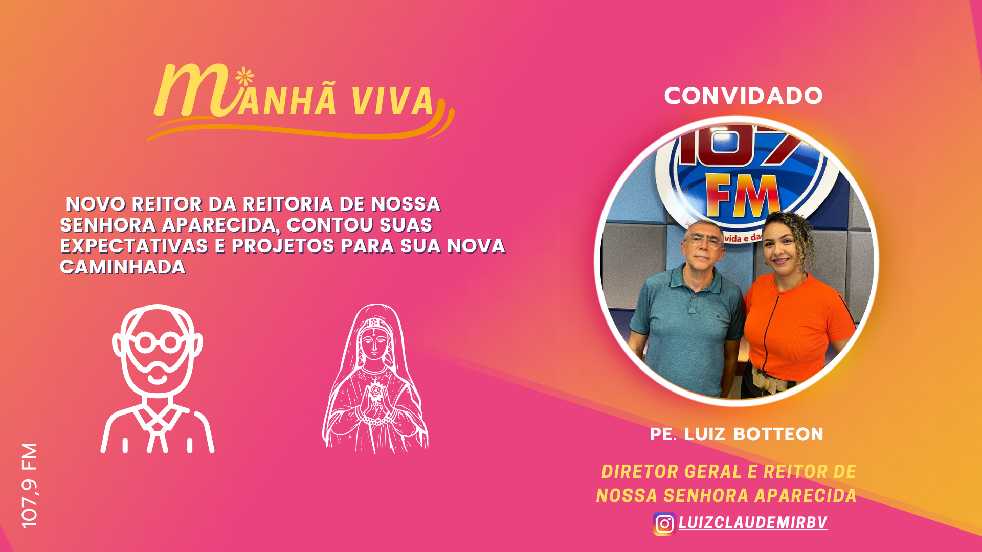 Novo Reitor da Reitoria de Nossa Senhora Aparecida