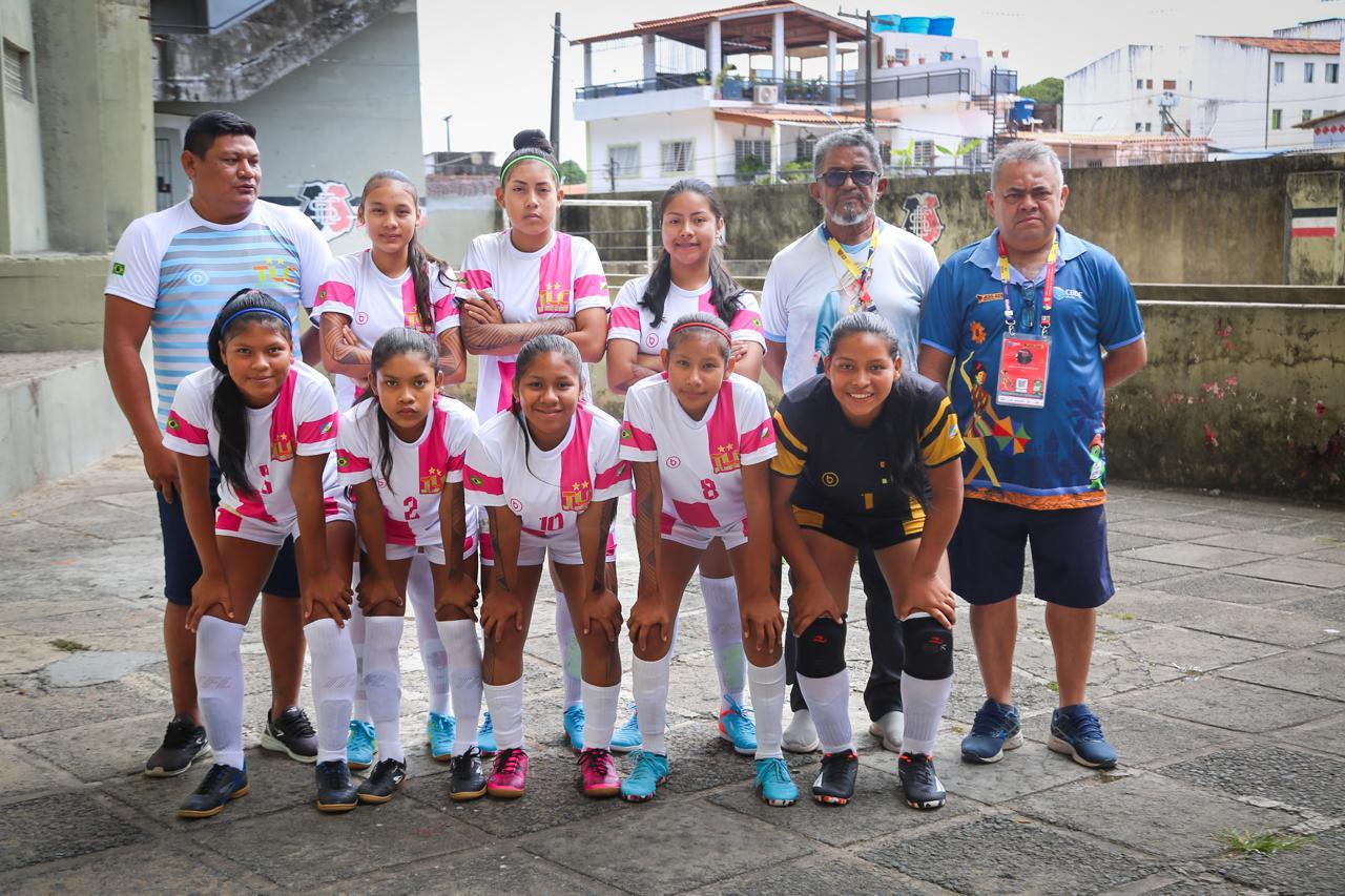 Equipe de futsal da comunidade indígena Canauanin vence equipe de Santa Catarina no jogo de estreia