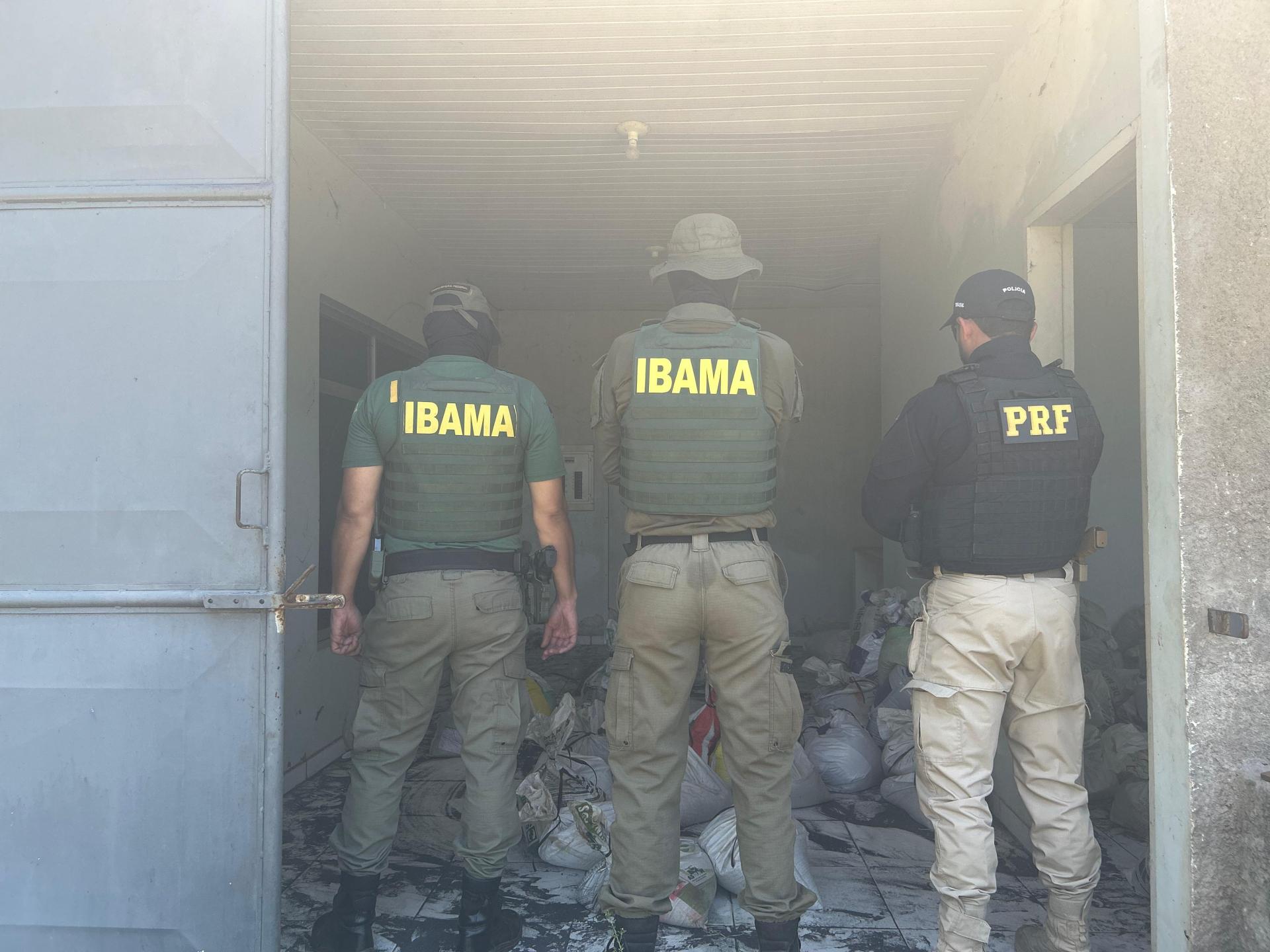 PRF e Ibama apreendem 9 toneladas de cassiterita em Boa Vista