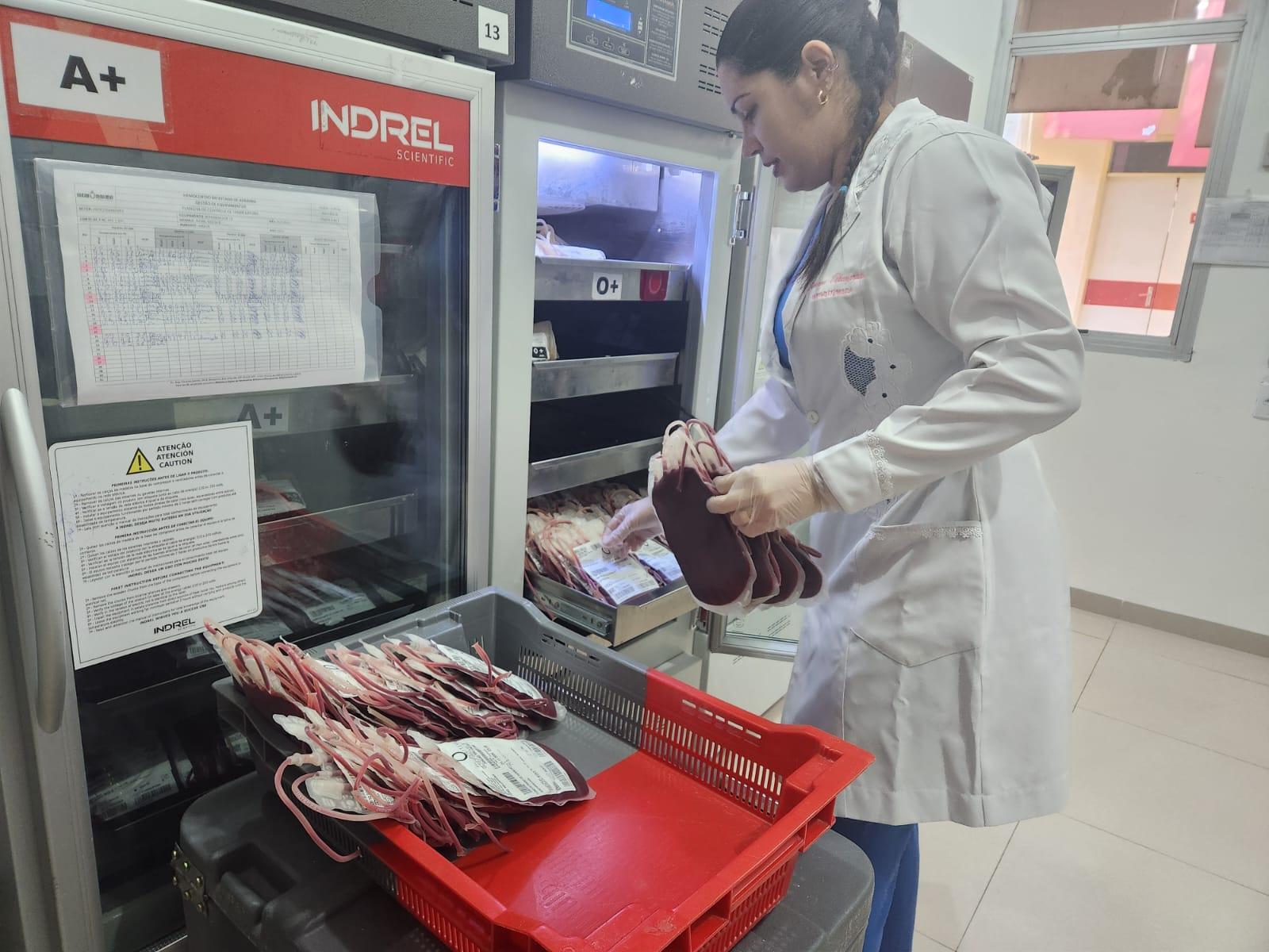 Roraima recebe 262 bolsas de sangue doadas pelo Ceará