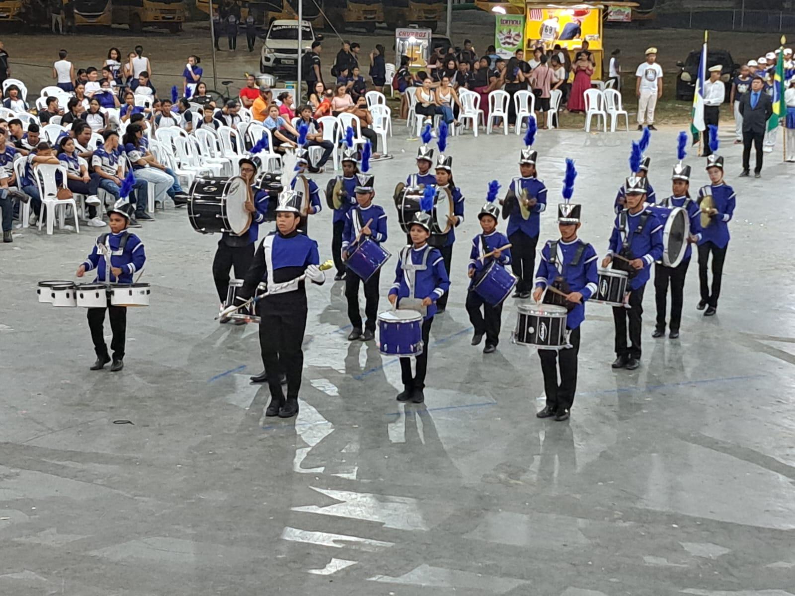 Estudantes brilham no Festival de Bandas e Fanfarras da Rede Estadual de Ensino