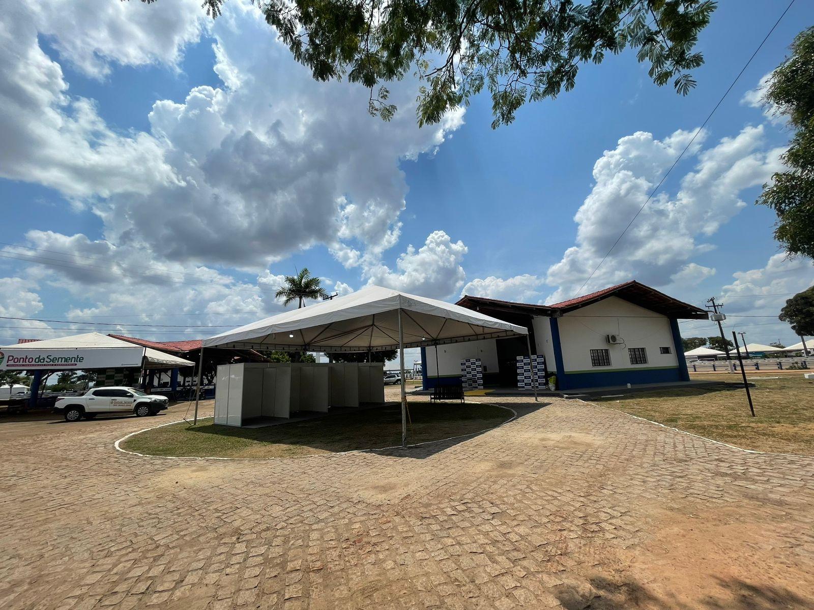 Sesau monta posto de atendimento médico na Expoferr Show 2024