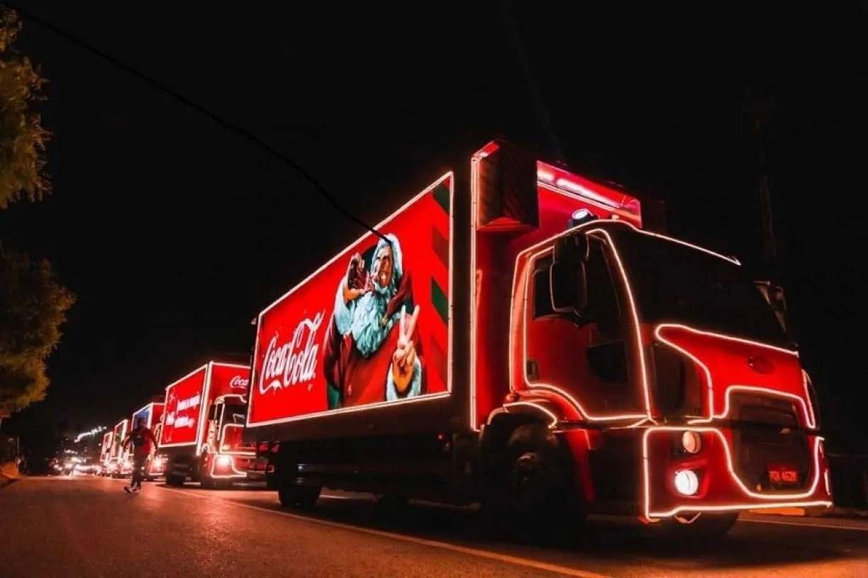 Caravana de Natal Coca-Cola, desfilará com Papai Noel pelas ruas de Boa Vista neste sábado (07)