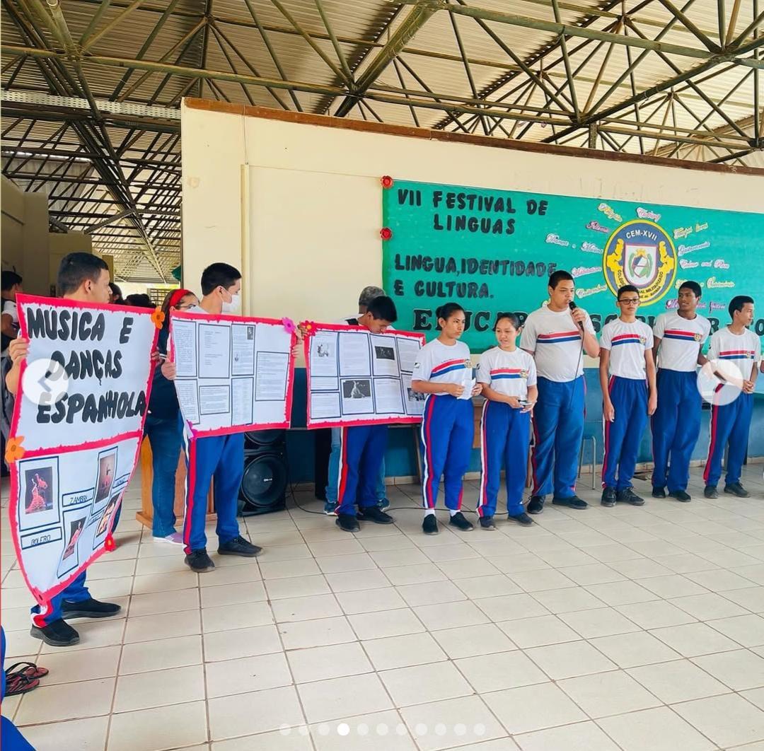 Festival de Línguas de Colégio Militarizado valoriza leitura, cultura e identidade linguística