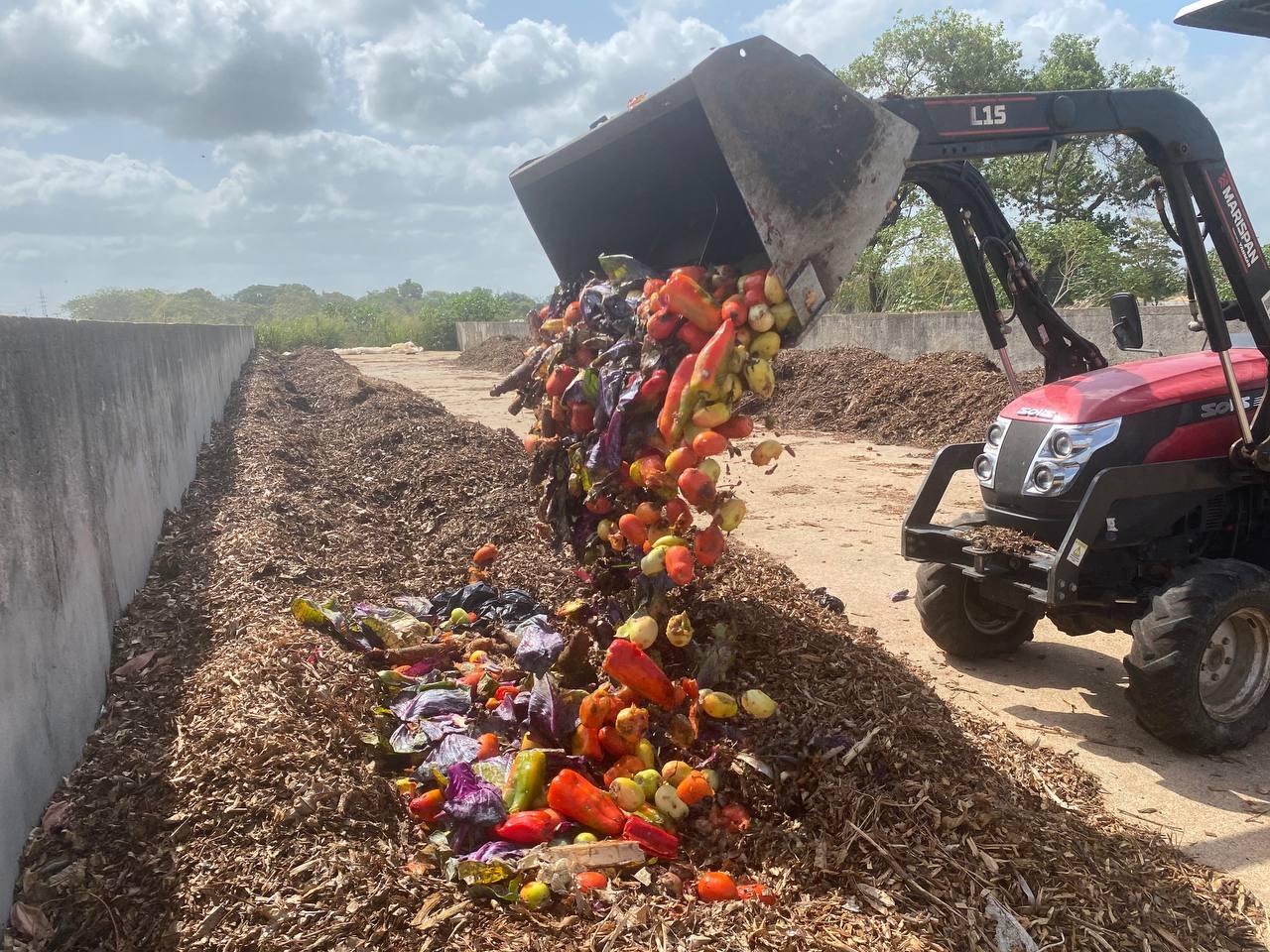 Centro de Compostagem de Boa Vista transforma lixo em adubo orgânico.