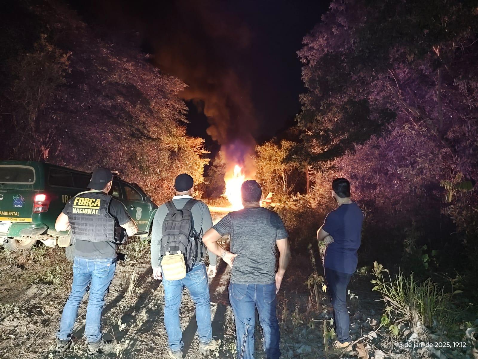 Ação integrada desativa aeronave usada no tráfico e garimpo ilegal em Roraima