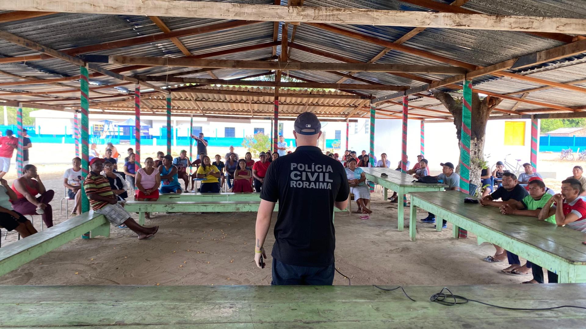 Polícia Civil promove palestra de prevenção na comunidade indígena do Contão