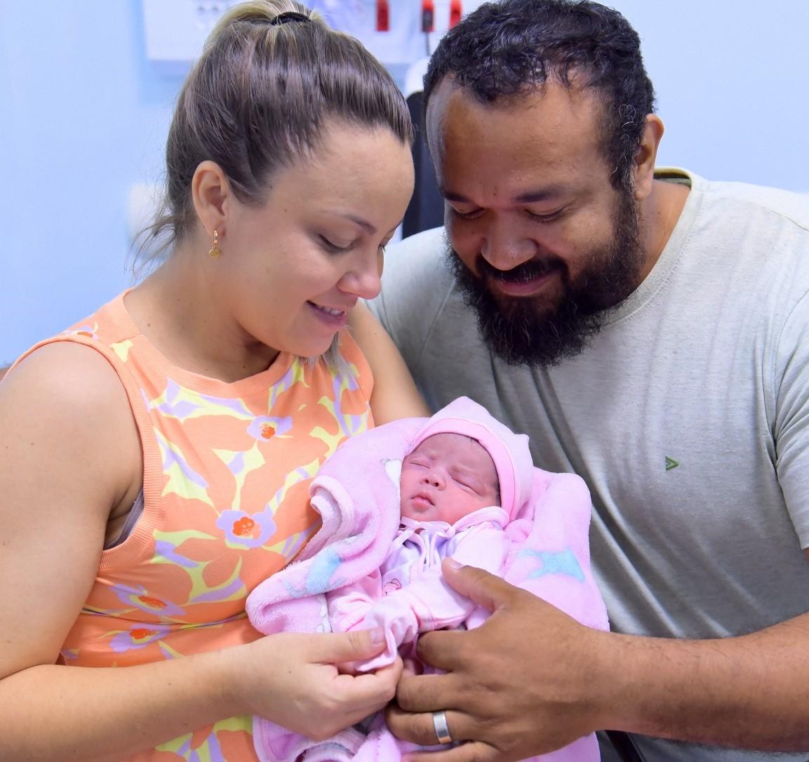 Roraima celebra o nascimento da primeira bebê de 2025: Maria Cecília