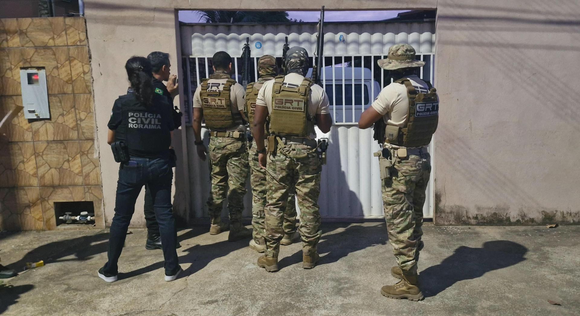 Polícia Civil apreende armas e celulares em operação contra adolescentes suspeitos de ameaçar escolas em Boa Vista