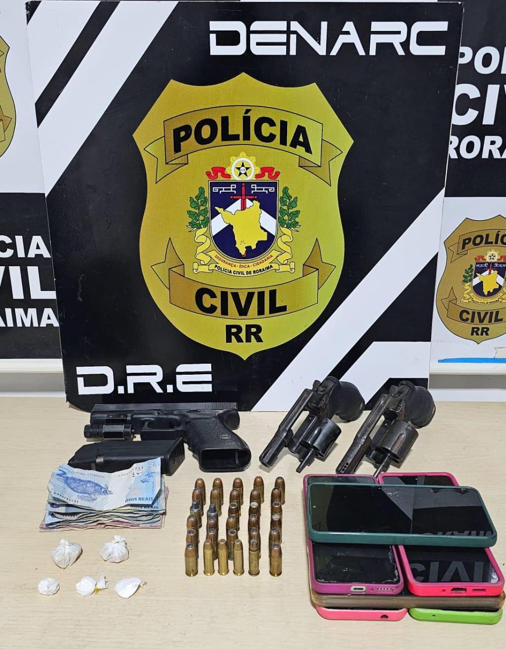 Polícia Civil desarticula grupo armado ligado ao tráfico de drogas