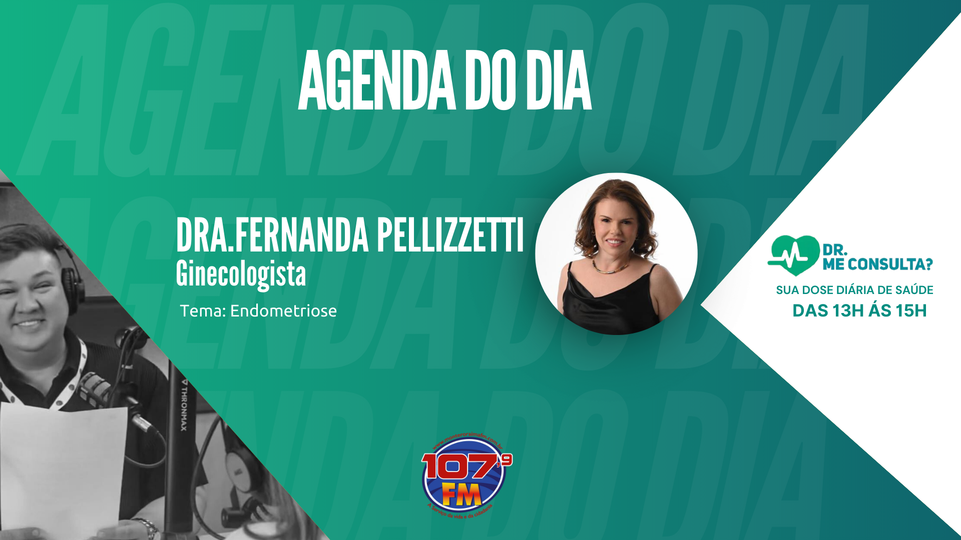 DR ME CONSULTA? ENTREVISTA COM DRA FERNANDA PELLIZETTI (GINECOLOGISTA) TEMA: ENDOMETRIOSE