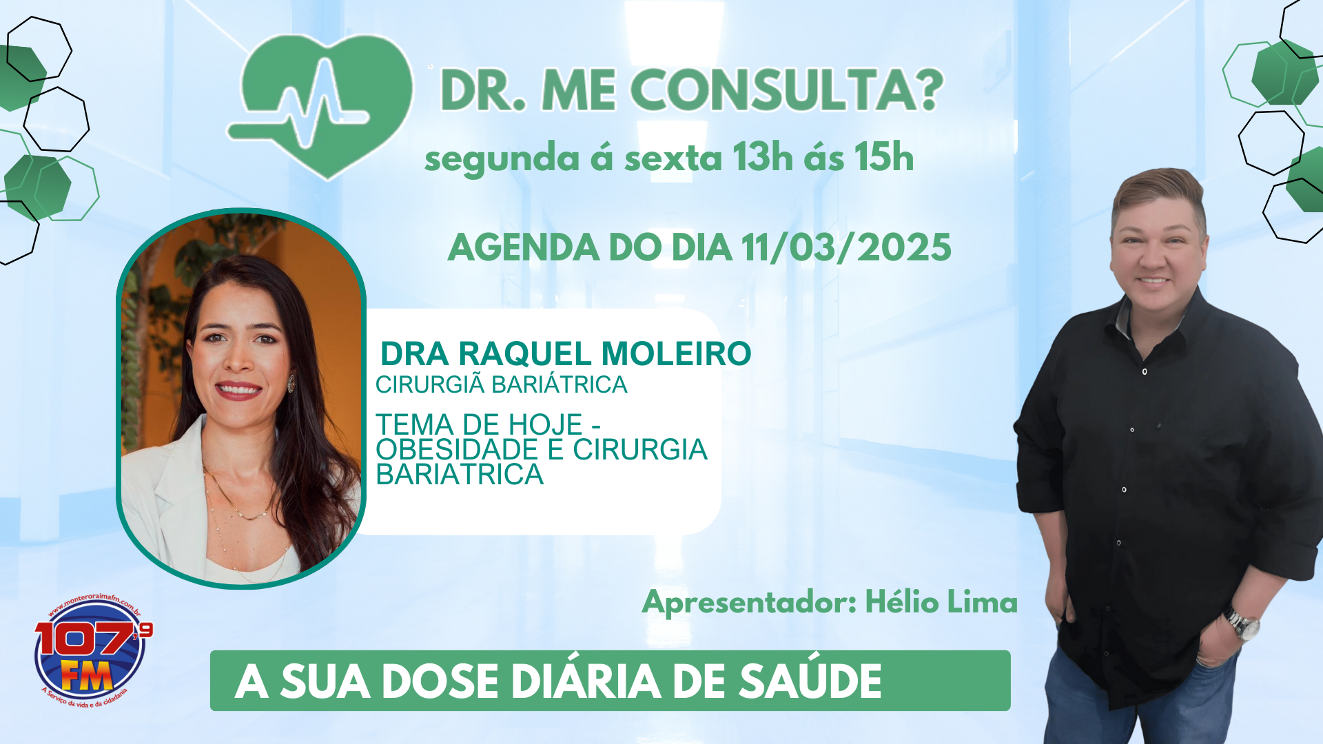 DR ME CONSULTA - ENTREVISTA COM : RAQUEL MOLEIRO (CIRURGIÃ BARIÁTRICA)